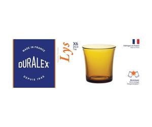 Gobelet - DURALEX - Lys Vermeil - 21 cl - Verre trempé - Lot de 6 pièces