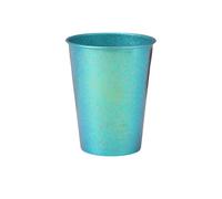 Gobelet empilable en métal pratique et portable pour boissons glacées pour la randonnée et les voyages, tasse à bière fonctionnelle en plein air