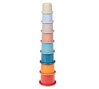 Gobelet empilable pour lapins - Tour de jeu de lapins multicolores - Empilable d'activités pour animaux de compagnie - Exercices d'intérieur - Enrichissement pour petits animaux - Accessoire stimulant