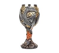 Gobelet en acier inoxydable - Chalie du vin Dragon Head - Verre à vin de style | Pièce centrale créative Dessus de table créatif, Pièce de décoration thématique, Porte-gobelet , Style