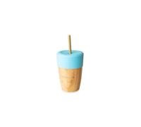 Gobelet en bambou avec 2 pailles en bambou - Eco Rascals