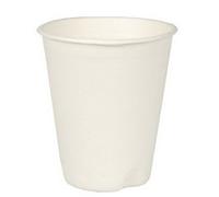 Gobelet en canne à sucre 'pure', 0,2 l, blanc