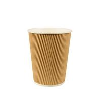 Gobelet en carton - Papstar - PAP86270 - 200 ml - Marron - Température 0-90°C