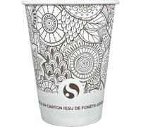 Gobelet en carton Quali-T-Cup 25 cl - Lot de 50