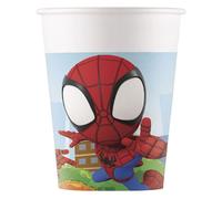 Gobelet en carton Spidey 200ml/8pcs