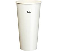 Gobelet en carton STARPAK 0,5 l blanc 50 pièces