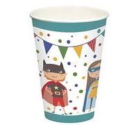 Gobelet en carton 'Super héros', 0,2 l