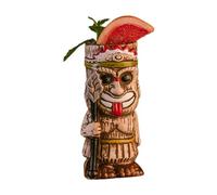 Gobelet en céramique unique pour verres de fête en verre d'île coloré pour diverses boissons et événements