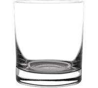 Olympia Gobelet en cristal 285 ml (lot de 6), gobelets en cristal transparents, design à côtés droits, verres à whisky en cristal, verres courts de bar, usage professionnel et domestique, GF743
