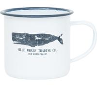 Gobelet en émail baleine blanc 8x8 - BATELA