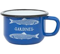 Gobelet en émail bleu sardine 9,5x6 - BATELA
