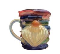 Gobelet en forme de livre - 3D - Livre empilé - Tasse à café - Tasse à thé - Objet de collection coloré - Décoration pour lecteurs, écrivains, anniversaire