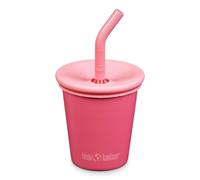 Verre Klean Kanteen Straw Lid 295 ml rose enfant