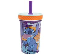 Stor S.L. Gobelet en plastique Stitch avec paille en silicone