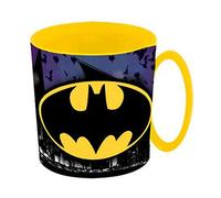 Gobelet en plastique de 350 ml au choix Gobelet en plastique sans BPA, convient au micro-ondes garçon (Batman)