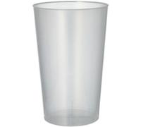 Gobelet en PP réutilisable, 0,5 l, 30 pièces