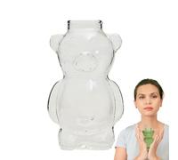Gobelet en verre, 14 x 8,3 x 4 cm, tasse en forme d'ours mignon | Bouteille de jus ergonomique au design pour , maison, bureau, cadeau