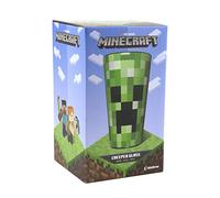 Gobelet en Verre Creeper Minecraft - Drinkware Officiel pour Boissons Froides, Cadeau pour Gamers 400ml (14 fl oz), Green