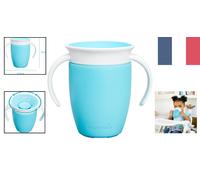 Gobelet Étanche Munchkin 360 - Tasse à Bec Antifuites pour Tout-Petits, 207 ml