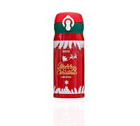 Gobelet étanche, Rouge Gourde Lsotherme Ultra Légère en Acier Inoxydable, Motif de Noël Mug Lsotherme, Pour Boissons Chaudes Et Froides À Emporter