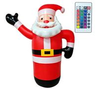 Gobelet Gonflable du Père Noël avec décoration de Noël Lumineuse LED (B#)