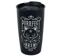 Gobelet Gothic de Alchemy England - Purrfect Brew - pour Indifférent - noir/blanc Standard