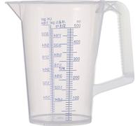 Gobelet gradué 0,5l bleu imprimé PP PRESSOL