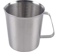 gobelet gradué 1000ML en acier inoxydable Gobelet gradué pour le lait, le café et les cocktails avec échelle ML et échelle en onces