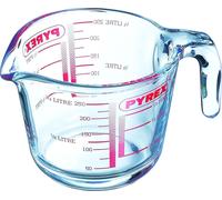 Gobelet gradué PYREX, contenu : 0,25 litre, hauteur : 80 mm, ø : 90 mm