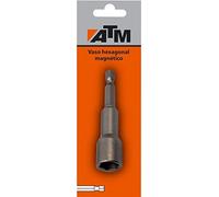 Gobelet hexagonal magnétique, design unique, livré sous blister individuel, idéal pour organiser les outils et la fixation dans les travaux manuels.