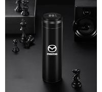 Gobelet Isolant en Acier Inoxydable Voiture pour Mazda CX3 CX5 CX9 RX7 2er-Serie 3er-Serie 6er-Serie, Thermos Étanche pour Voiture Mug Café Accessoire Auto Cadeau Homme