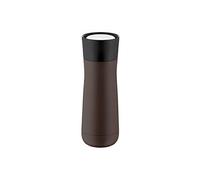 Wmf gobelet isotherme 0,35l anthracite hauteur 22 cm ø 7,4 cm fermeture automatique 360 ° goulot cadeau isolierkern en verre dou Anthracite