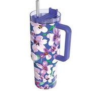 Gobelet Isotherme 1200 ml avec Paille à Motif Floral Quokka Violet Violet
