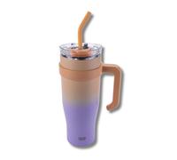 Gobelet isotherme 1200 ml lilas et pêche Tasty