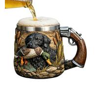 Gobelet Isotherme 350 ml - Porte-gobelet isotherme, Tasse avec Motif Chien Mignon | Serrure de Température à Double Paroi en Acier Inoxydable Style Bocal à Boisson pour Voyage, Camping, Dortoir