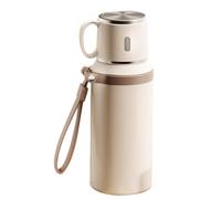 Gobelet isotherme avec couvercle, gobelet à eau thermique élégant - Bouteille d'eau à grand volume, gobelet de voyage en acier inoxydable pour le vélo et le jogging