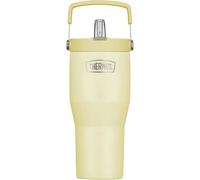 Gobelet Isotherme avec paille rabattable Thermos 0,85 l - Jaune