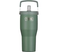 Gobelet Isotherme avec paille rabattable Thermos 0,85 l - Vert