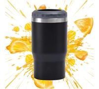Gobelet isotherme en acier inoxydable | Tasse à bière isotherme anti-déversement avec couvercle 414 ml | Tasse à eau sous vide à double paroi pour adultes,