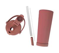 Gobelet isotherme en acier inoxydable | Tasse avec couvercle à paille | Tasse thermique sous vide de grande capacité pour thé, café, boissons, randonnée, voyage, bureau, camping, pique-nique, école