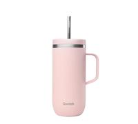 Gobelet isotherme inox avec anse Qwetch Rose 600 ml