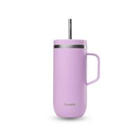 Gobelet isotherme inox avec anse Qwetch Violet 600 ml