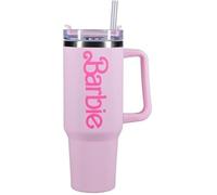 Verre Thermos Barbie Logo XL Avec Paille Soft Touch 1200 ml