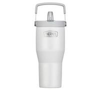 Gobelet Isotherme avec paille rabattable Thermos 0,85 l - Blanc