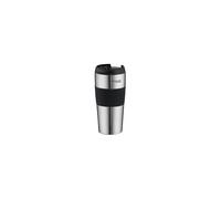 THERMOcafé by THERMOS 4056.205.040 Mug Isotherme Thermopro, 0,4 l, en Acier Inoxydable, Noir, Acier Inoxydable, Acier Inoxydable, 8,5x8,5x18 cm