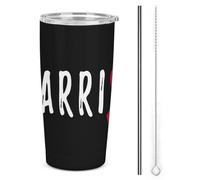 Gobelet isotherme Warrior Stroke Awareness de 590 ml (20 oz) en acier inoxydable, double paroi sous vide, avec couvercle à paille, idéal pour les voyages et les occasions spéciales. Cadeau parfait po