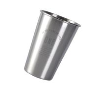 Gobelet Jus en Acier Inoxydable 304 Incassable, Style Simple | Réutilisable, Argenté Rouille, Empilable, pour Lait, Soda, Repas Garçon Fille à Maison