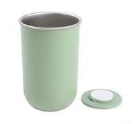 Gobelet magnétique en acier inoxydable 304 pour rince-bouche avec drainage, support mural sans perçage, pour l'organisation de la salle de bain, tasse de rinçage peu encombrante (vert)