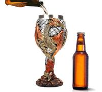 Gobelet médiéval - Dragon en acier inoxydable de 200 Ml Dragon, Vin Gothique, Navire à Boire Décoratif, Fête Fantasy Créative | Coupe De CaliccUnique Pour Décoration De Banquet