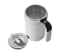 Gobelet mélangeur automatique rechargeable avec indicateur de température, tasse mélangeur électrique | Tasses de voyage en acier inoxydable pour le bureau, la maison et la cuisine, les voyages, la